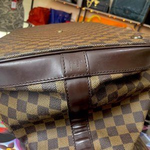 LOUIS VUITTON Unisex Mens Duffle Bag Gym Commuter Carry On Damier Monogram  LV